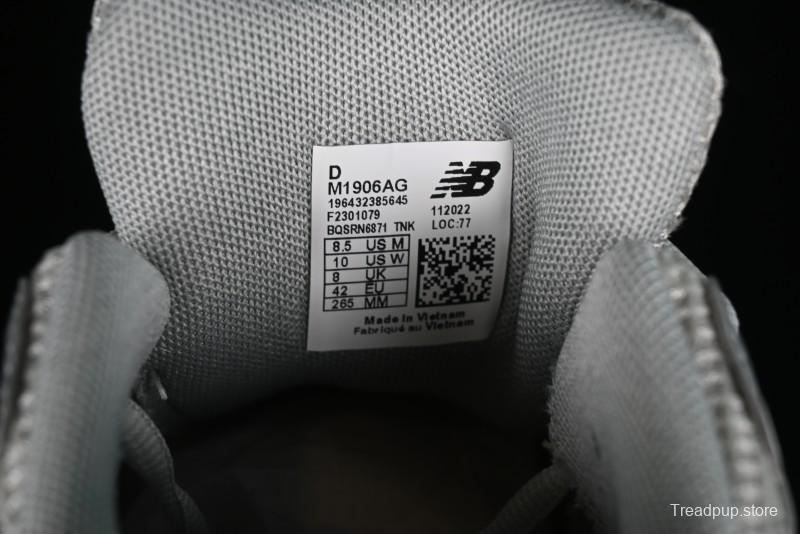 New Balance 1906 Series Retro Dad Style Casual Running Shoes with T-Beam Outsole and Exposed Cushioning - M1906AG