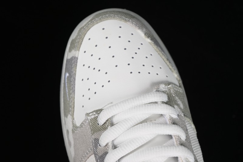 Nike SB Dunk Low Bape Collaboration - Crystal Camouflage Anniversary Custom Low-Top Casual Skate Shoes - JH8040-941