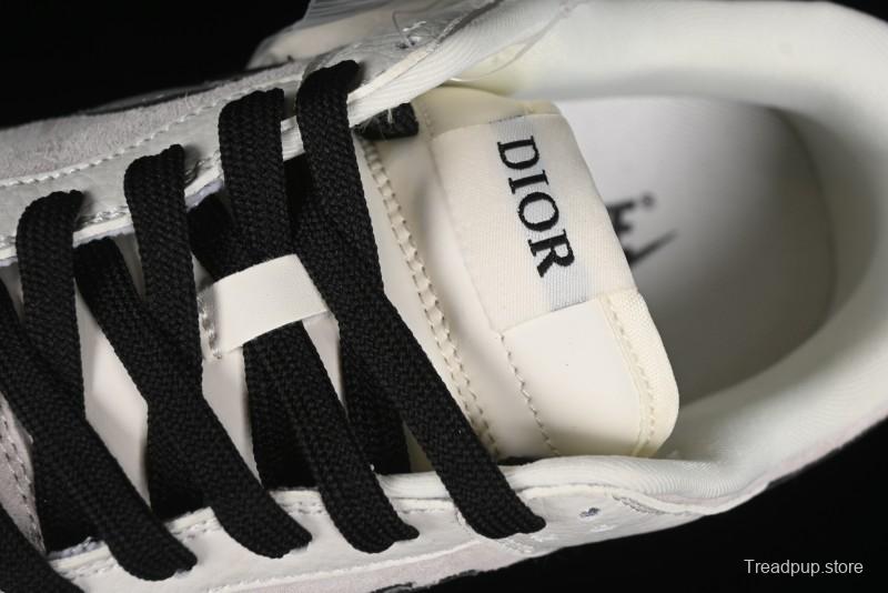 Nike SB Dunk Low Dior Collection - Beige Grey Black Swoosh Anniversary High-End Custom Low-Top Casual Skate Shoes - XD6188-041