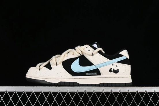 Nike Dunk Low SB Retro Vintage Panda Blueberry Casual Sneakers - DD1391-100