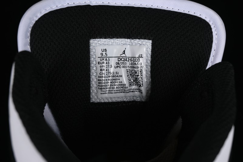 Nike Air Jordan 1 Mid AJ1 White Black Green Culture Casual Sneakers - DQ8426-103