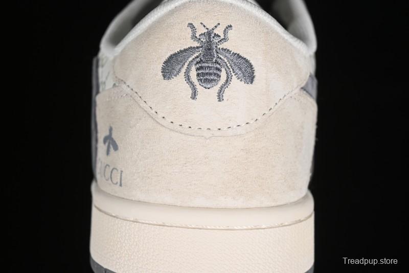 Nike Travis Scott x Fragment Design x Air Jordan 1 Low OG SP AJ1 Retro Sneakers - SJ2068-107