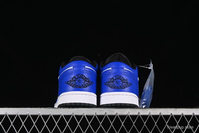 Nike Air Jordan 1 Low Retro Basketball Shoes White Blue - 553558-124