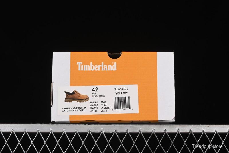 Timberland 24SS Autumn New Low-Top Casual Shoes Series - TB73533YELLOW