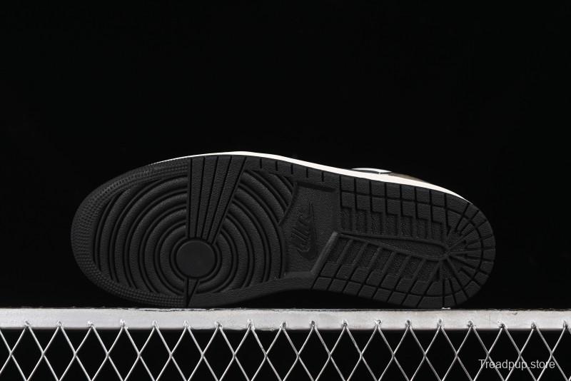 Nike Air Jordan 1 Low AJ1 Retro Basketball Shoes with Mocha Suede Accents - CZ0790-102