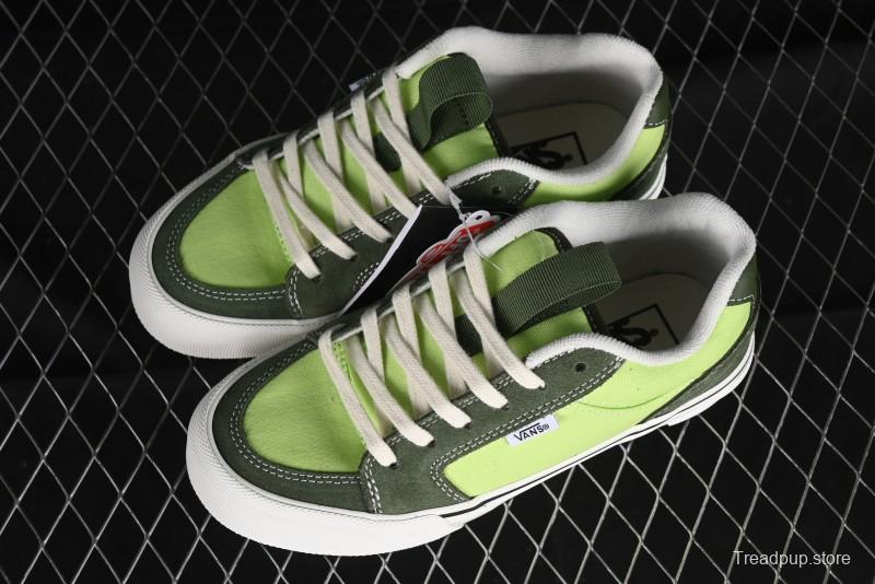 Vans Chukka Push Low-Top Skate Shoes with Slip-Resistant Sole in Apple Green - VN0008ZE08P