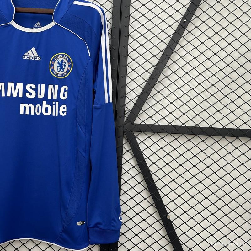 06/07 Retro Long Sleeve Chelsea Home Jersey