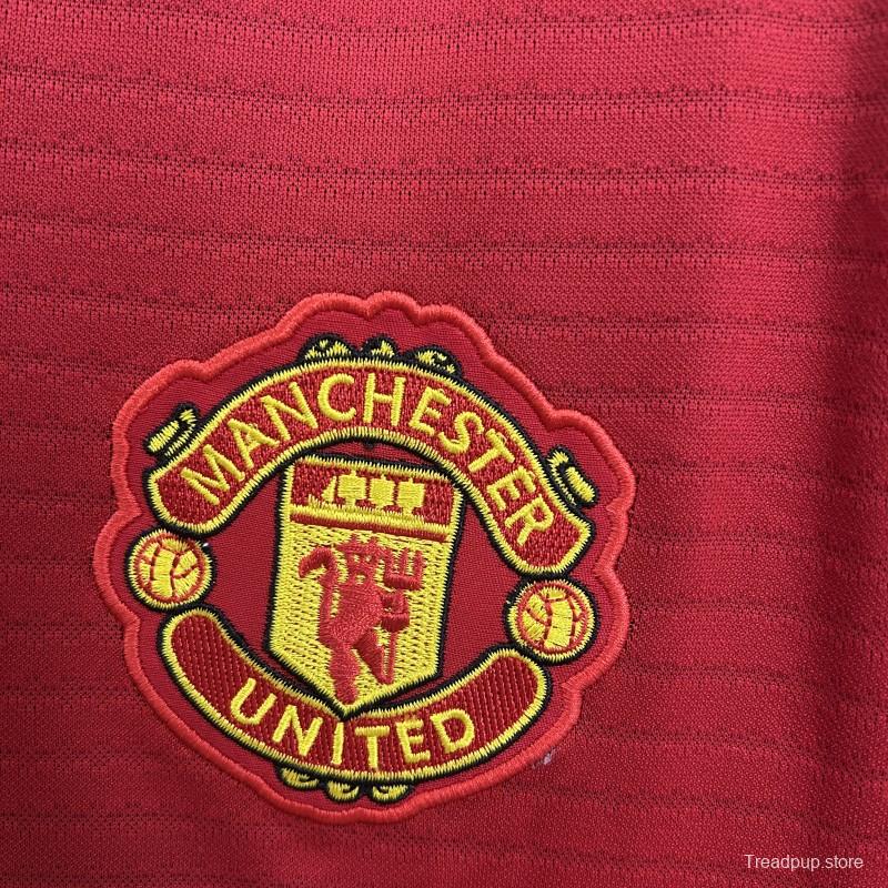 18/19 Retro Manchester United Home Jersey