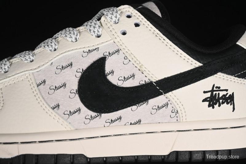 Nike SB Dunk Low Stussy Collaboration - Anniversary High-End Custom Low-Top Casual Sneakers - XY1688-016
