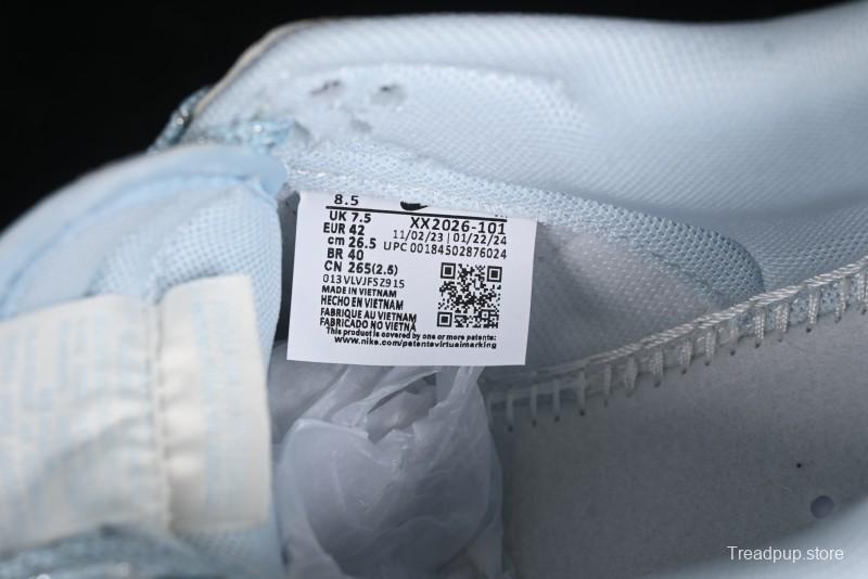 Nike SB Dunk Low Stussy Collaboration - Double Swoosh Ice Blue Anniversary Custom Low-Top Casual Skate Shoes - XX2026-101