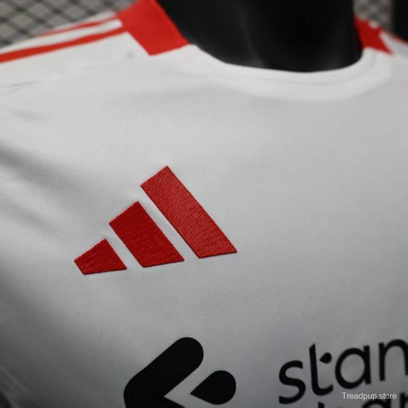 Player Version 25/26 Liverpool Away White Jersey