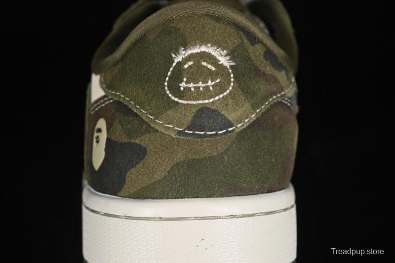 Nike Air Jordan 1 Low OG SP Travis Scott x Fragment Design Collaboration Sneakers - CH6336-014