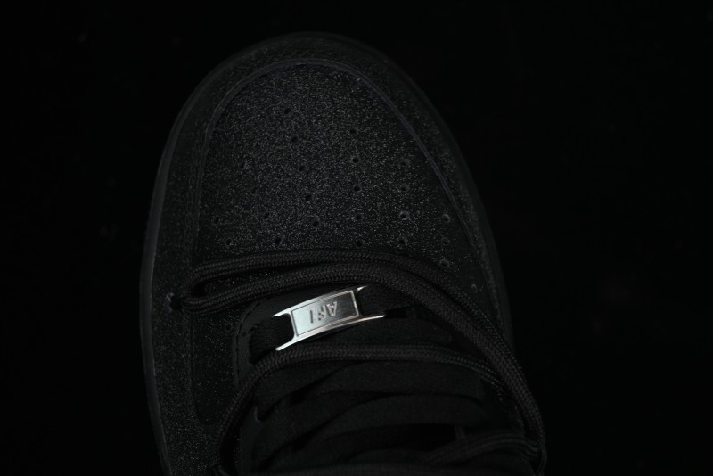 Nike Air Force 1 '07 Low Cleanfit Custom Official Bestseller Black Blue Starry Sky Full Diamond Casual Sneakers - ZH0316-042