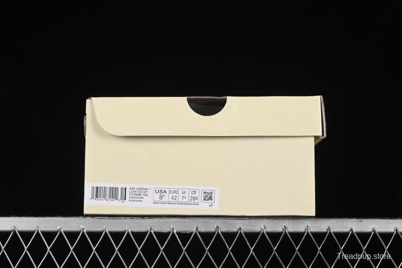 Nike Travis Scott x Fragment Design x Air Jordan 1 Low OG SP AJ1 Supreme Collaboration - XY2688-120