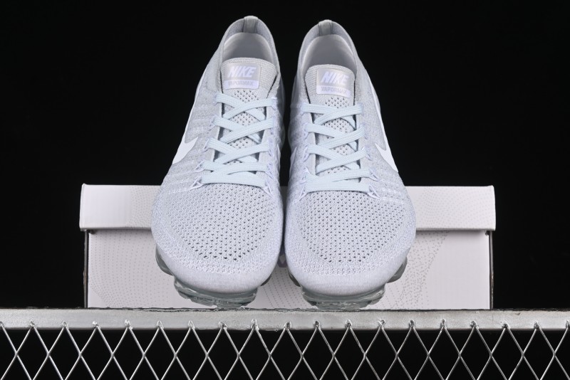 Nike Vapormax Flyknit Breathable Casual Running Shoes with Full-Length Air Cushion - 849558-100