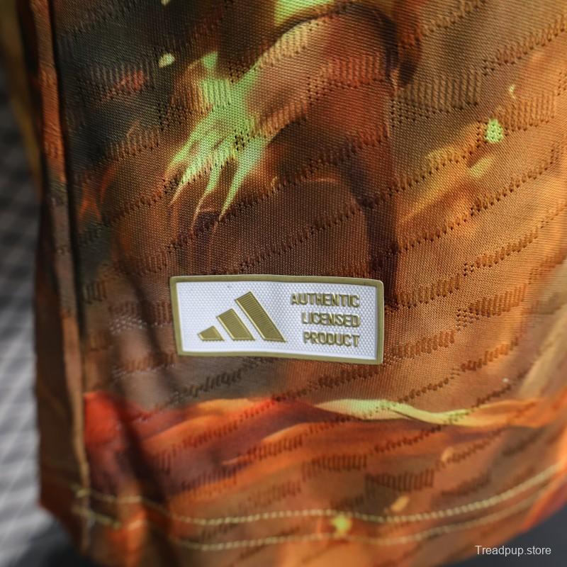 Player Version 25/26 Real Madrid Gold with Phoenix NA ZHA Jersey