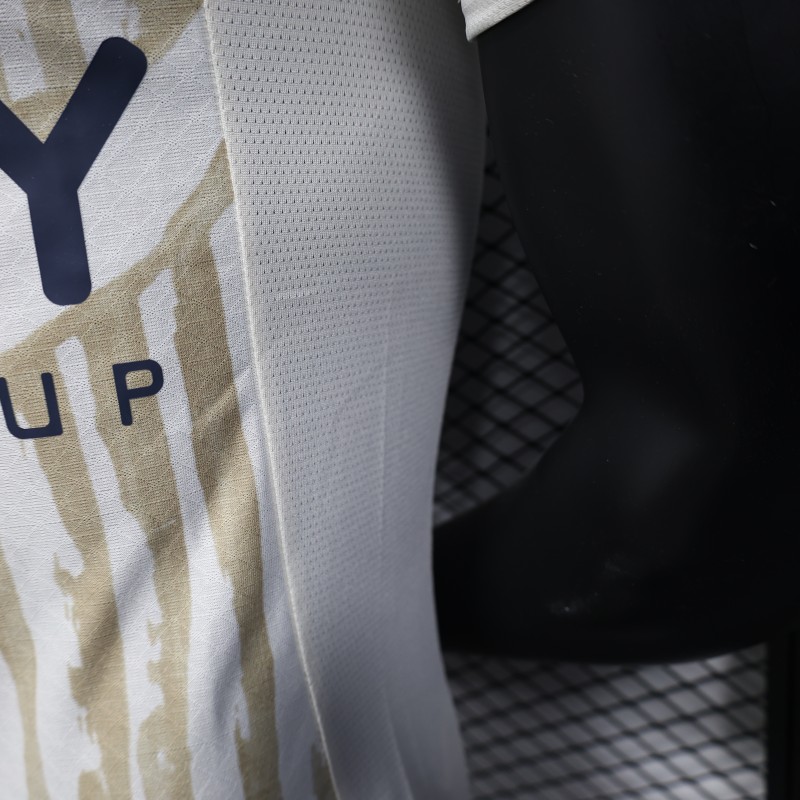 Player Version 25/26 Al Hilal White with Gold Stripes Jersey