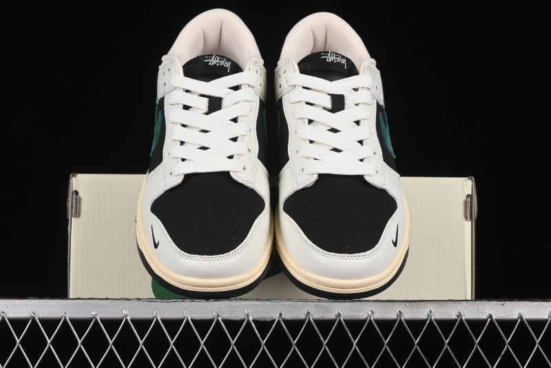 Nike SB Dunk Low Stussy Anniversary Custom Low-Top Casual Skate Shoes - XB3802-352