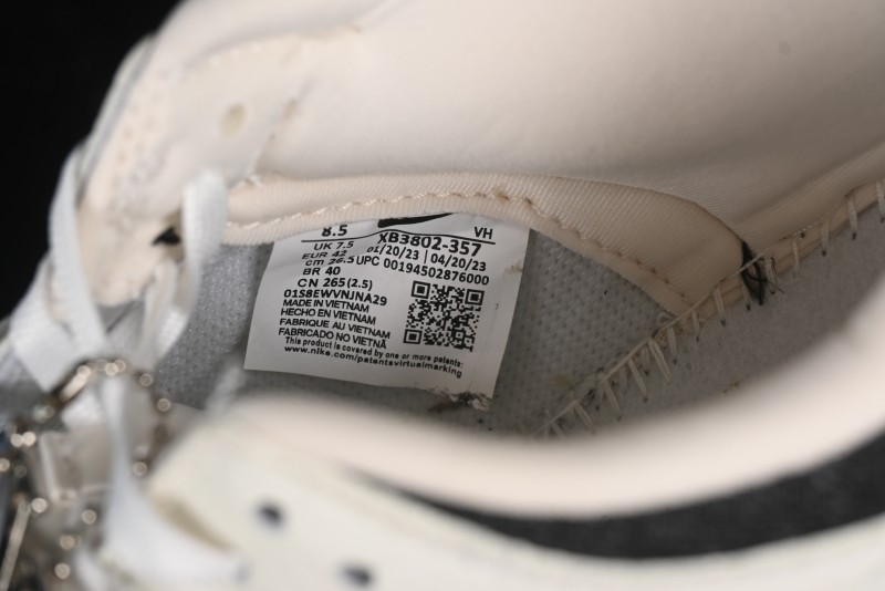 Nike SB Dunk Low LV Collaboration - Beige Black Printed Denim Anniversary High-End Custom Low-Top Casual Skate Shoes - XB3802-357