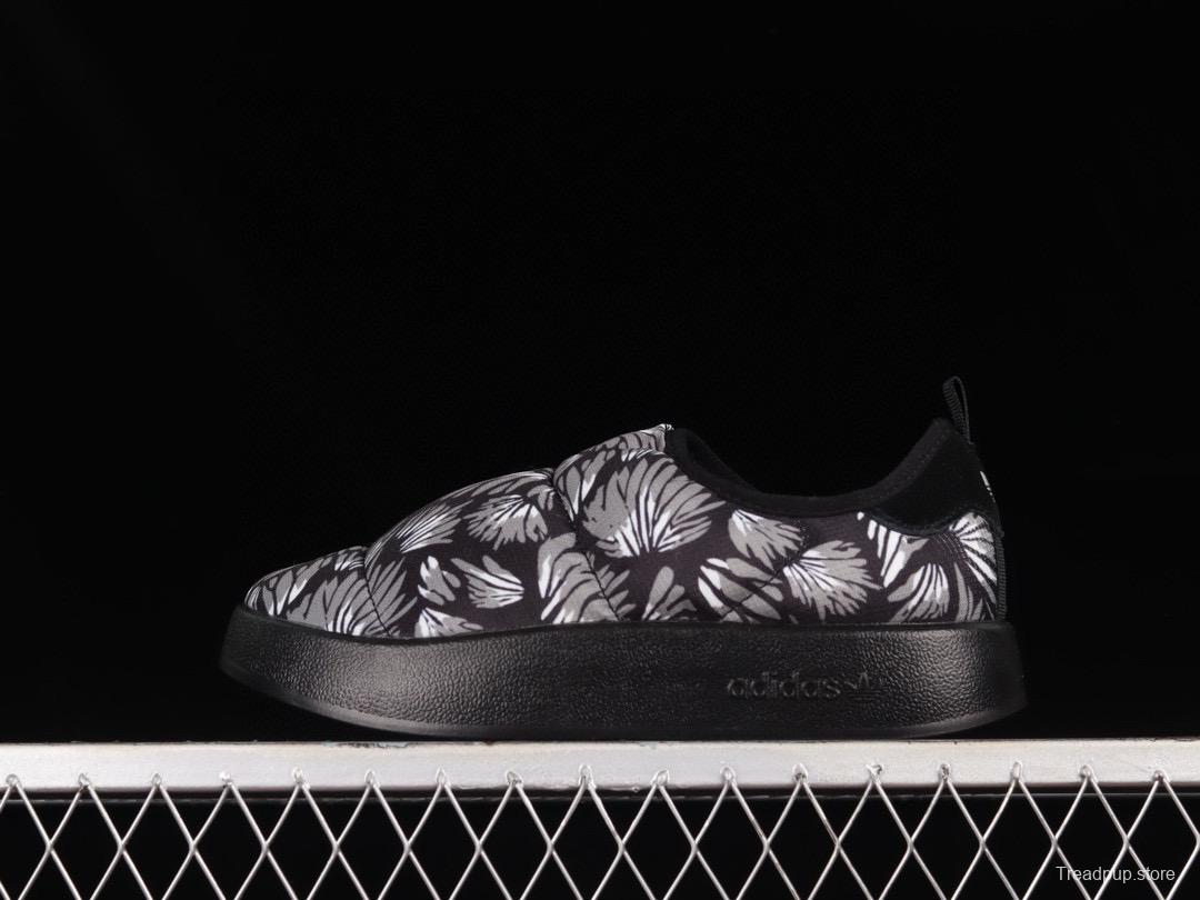 Adidas Ruffylette GX4646 Winter Slip-On Sneakers with Warm Lining - AJC3