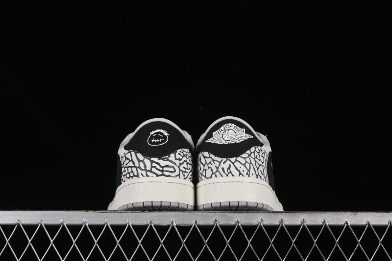 Nike Travis Scott x Fragment Design x Air Jordan 1 Low OG SP AJ1 Supreme Collaboration - JH6089-003
