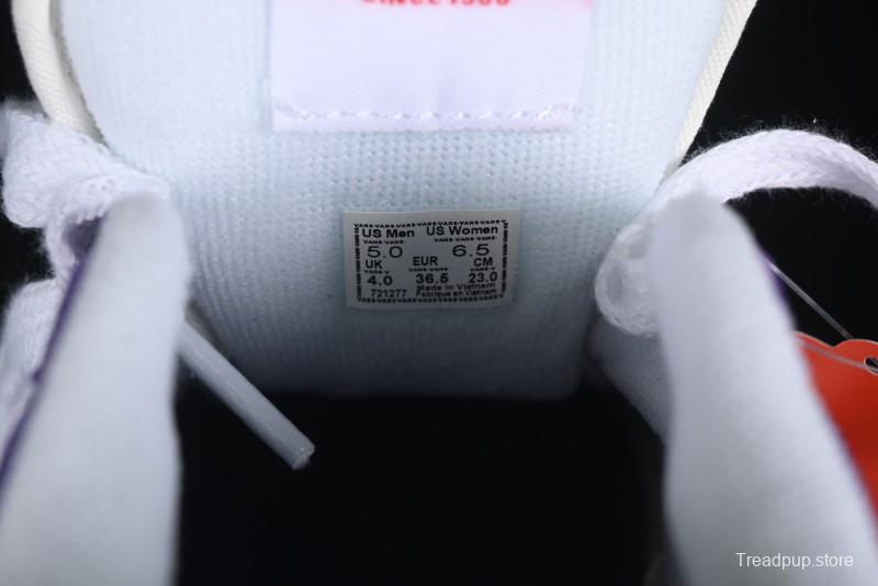 Vans Classics Knu Skool Full-Grain Leather Retro Sneakers with Chunky Silhouette - VN000CS0DRV