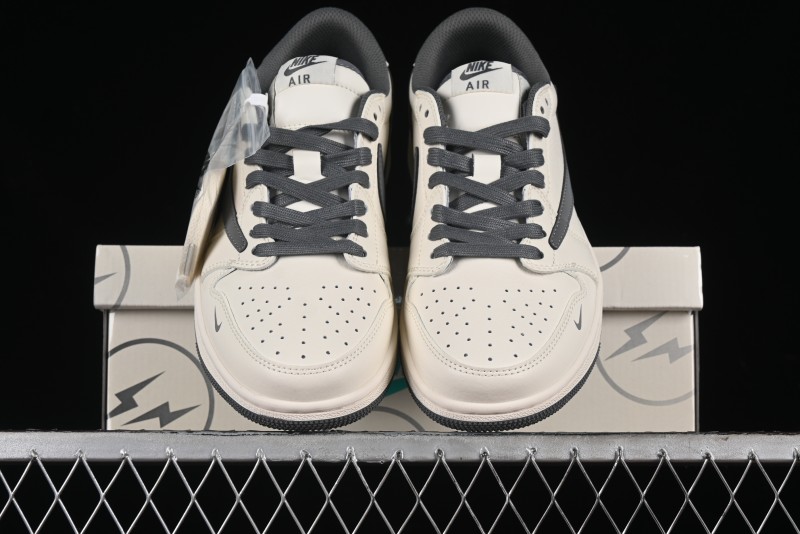 Nike Travis Scott x Fragment Design x Air Jordan 1 Low OG SP AJ1 Retro Casual Sneakers - LJ5188-024