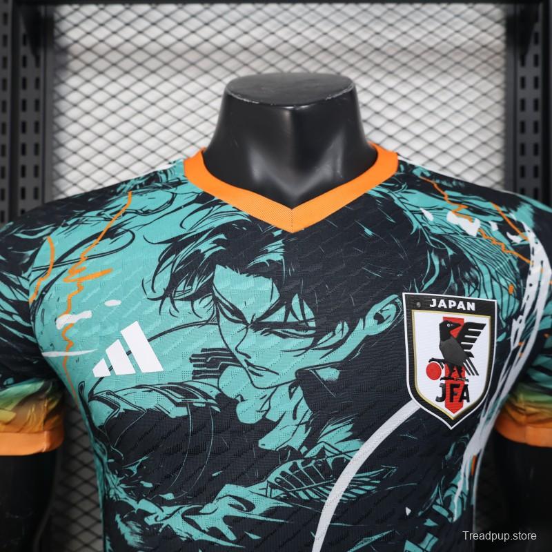 Player Version 2025 Japan Teal with Anime Warrior Jersey