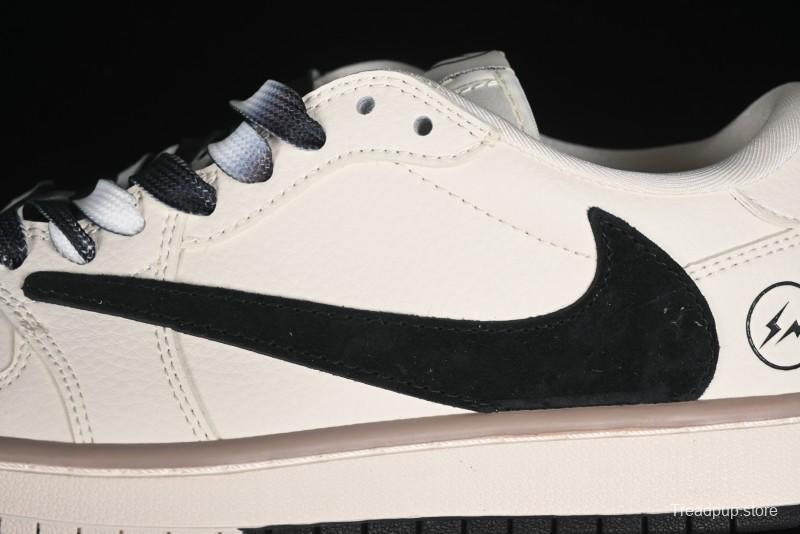 Nike Travis Scott x Fragment Design x Air Jordan 1 Low OG SP AJ1 Sneakers - CF3688-018