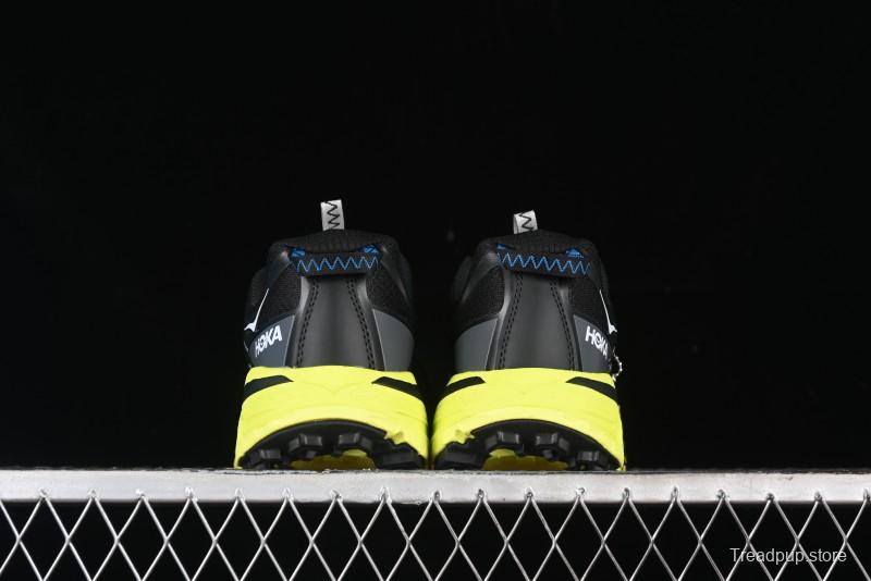 Hoka Mafate Three 2 Ultra-Lightweight Cushioned Trail Running Shoes with Vibram Outsole - 1141572 BHK