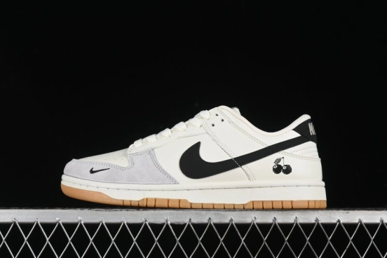 Nike SB Dunk Low Black 8 Collaboration - Beige Grey Black Gum Anniversary Custom Low-Top Casual Skate Shoes - CH6336-227