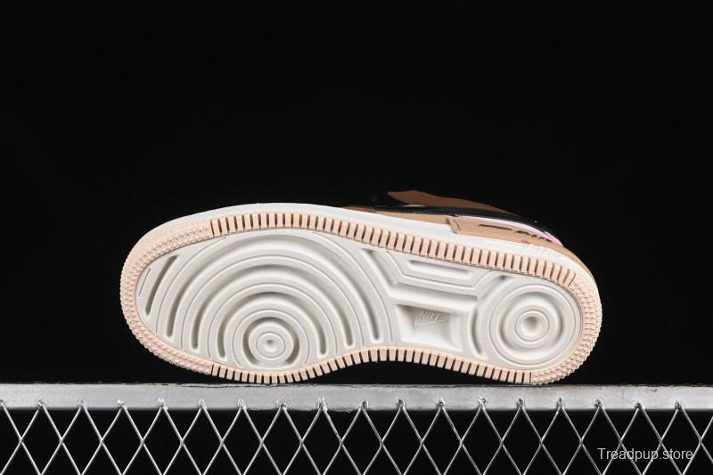 Nike Air Force 1 Shadow Low-Top Sneakers with Lightweight EVA Midsole and Anti-Slip RB Rubber Outsole - DZ1847-200