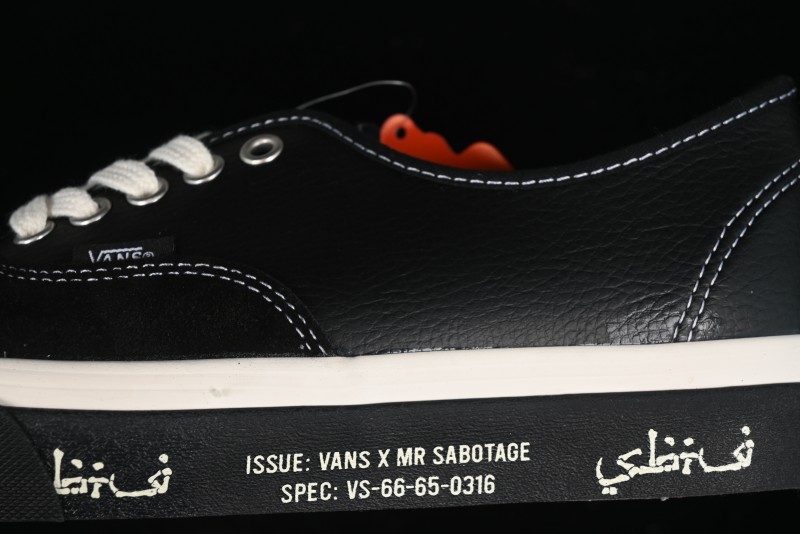 Vans Authentic Low-Top Canvas Sneakers with Vulcanized Sole - VN000BW5BPR