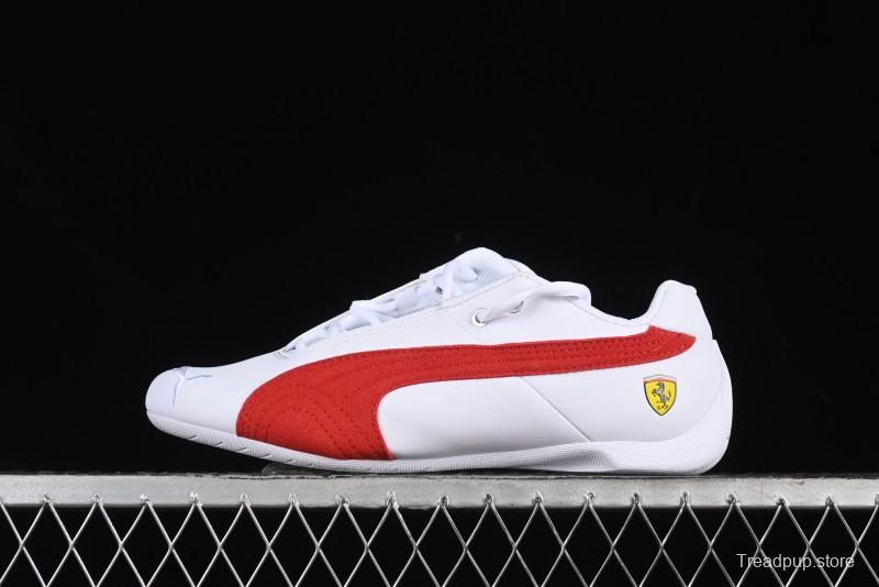Puma Sparco Future Round Toe Lace-Up Leather Fabric Low-Top Lifestyle Casual Shoes - 308585-02