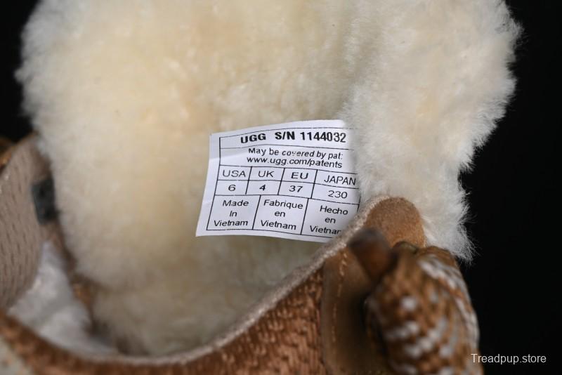 UGG Classic Ultra Mini Mel Dual Color Lace-Up Low-Top Casual Shoes - 1144032