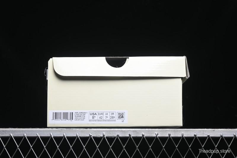 Nike Travis Scott x Fragment Design x Air Jordan 1 Low OG SP AJ1 Collaboration Sneakers - SJ2068-112