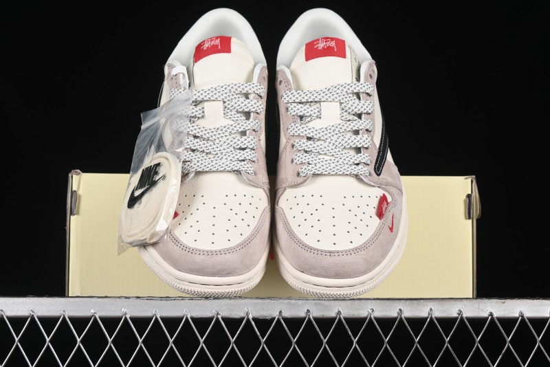 Nike Travis Scott x Fragment Design x Air Jordan 1 Low OG SP AJ1 Retro Sneakers - SJ2068-131