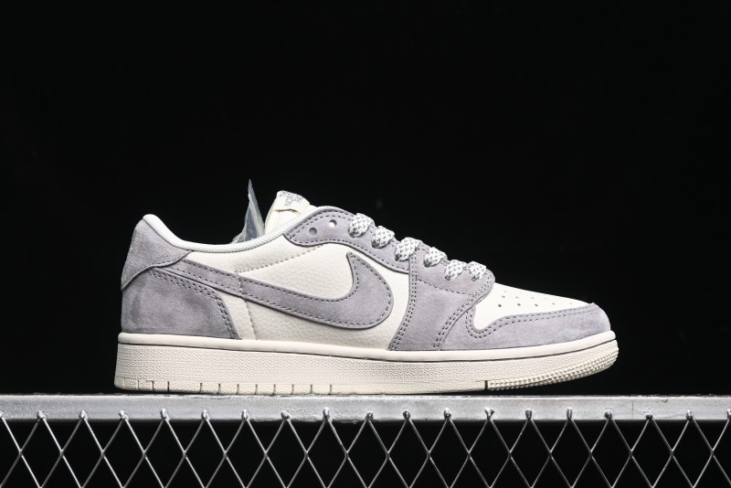 Nike Travis Scott x Fragment Design x Air Jordan 1 Low OG SP AJ1 Low Top Casual Sneakers - XS3086-001