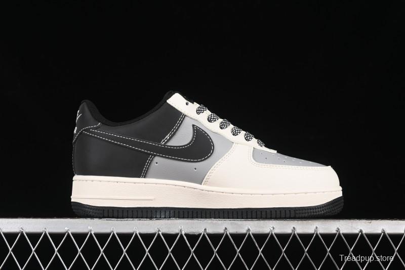 Nike Air Force 1 '07 Low Bape Collaboration - Beige Grey Black Low-Top Casual Sneakers BB6566-209