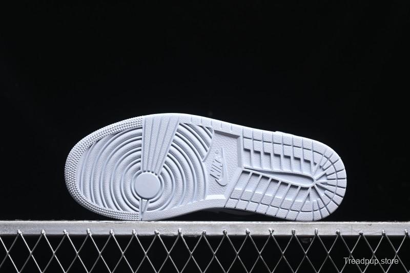 Nike Air Jordan 1 Low AJ1 Navy Blue Silk Casual Sneakers - FZ8778-044