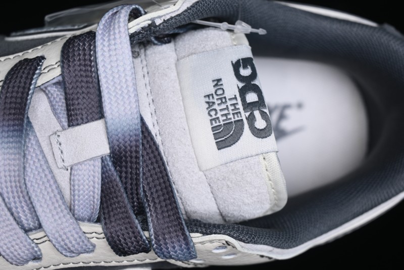 Nike SB Dunk Low The North Face Collaboration - Grey White Anniversary High-End Custom Low-Top Casual Skate Shoes - XX3186-202