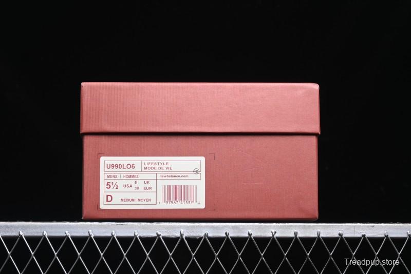 New Balance Made in USA M990 Series High-End Heritage Classic Retro Casual Running Shoes - U990LO6