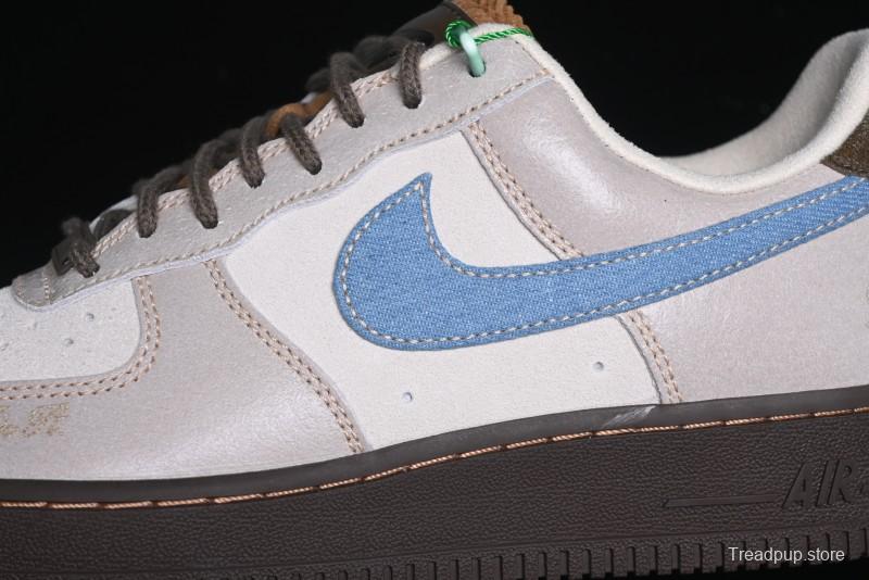 Nike Air Force 1 '07 Low Casual Sneakers with Full-Length Air Cushion - HQ3458-142