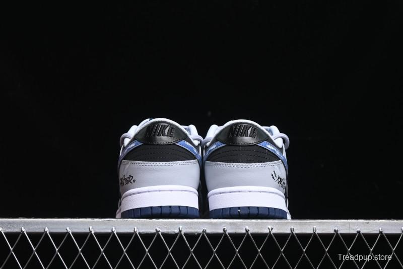 Nike Dunk Low Retro Casual Sneakers with Cosmic Star Eye Design - FQ8826-100