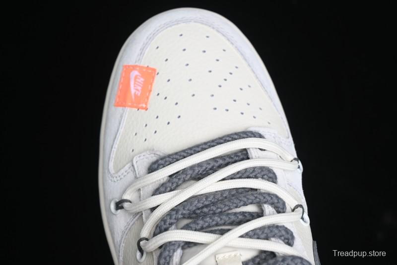 Nike SB Dunk Low The North Face Supreme Collaboration Strap Patch Grey Hook Low-Top Casual Skate Shoes - YX5066-253