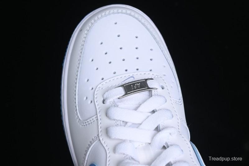 Nike Air Force 1 '07 Low Top-Grain Leather Casual Sneakers with Full-Length Air Cushion - DV0788-101