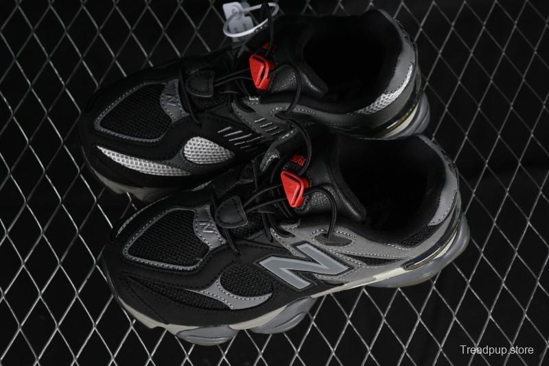 New Balance 9060 Series Hook and Loop Kids Sneakers - PV9060BLK