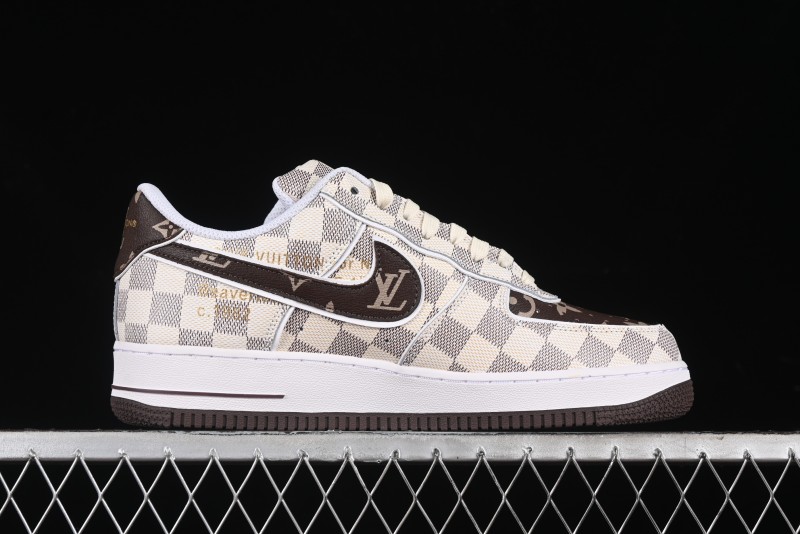 Nike Air Force 1 '07 Low Louis Vuitton Collaboration Casual Sneakers - LD4631-202