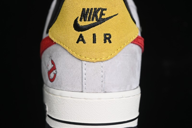 Nike Air Force 1 '07 Low Halloween Collaboration - Red Grey Pig Version Low Top Casual Sneakers - KK1988-020