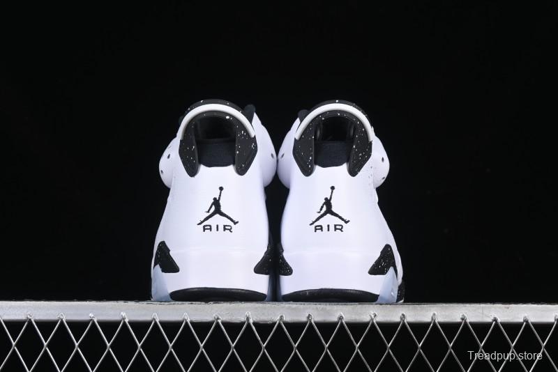 Nike Air Jordan 6 Retro White And Black Basketball Shoes - CT8529-112